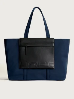 SHOPPER NYLON DAILY MARINEBLAUW